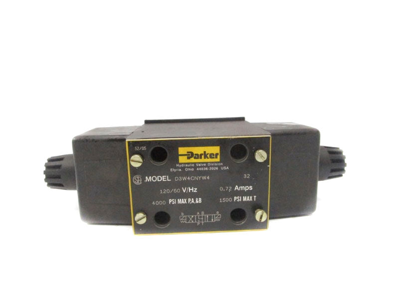 PARKER D3W4CNYW4 120V 0.72A 4000PSI NSNP