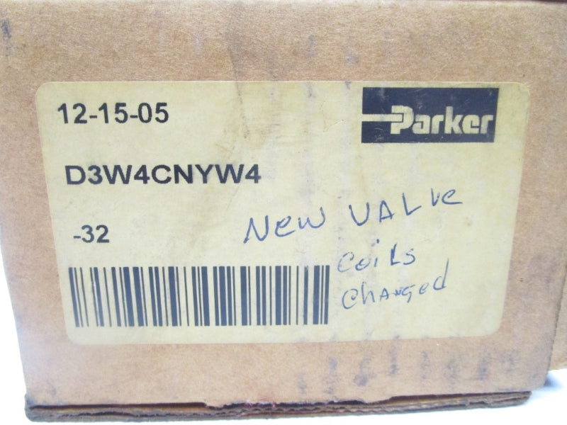 PARKER D3W4CNYW4 120V 0.72A 4000PSI NSMP