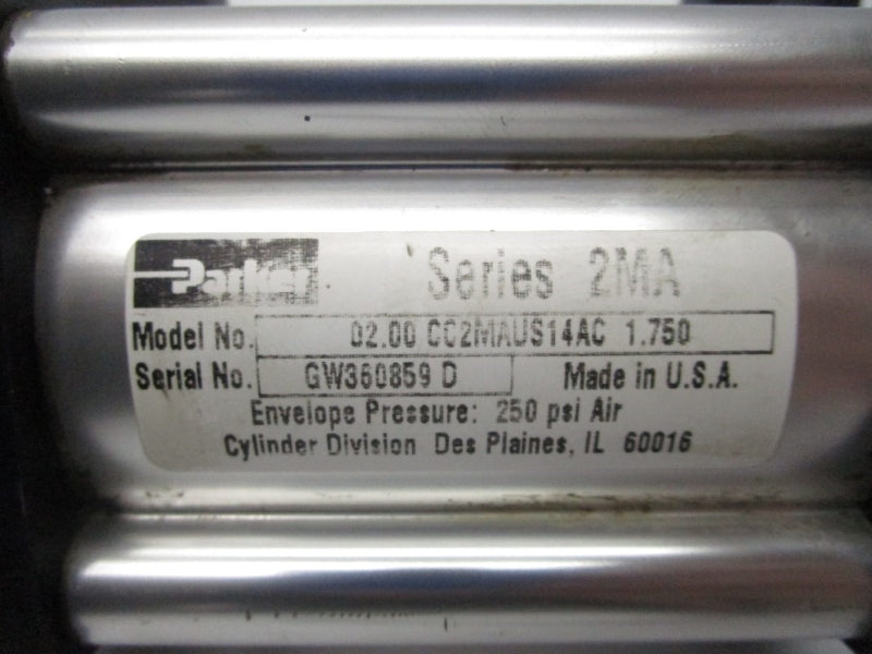 PARKER 02.00CC2MAUS14AC1.750 SER. 2MA 250PSI UNMP
