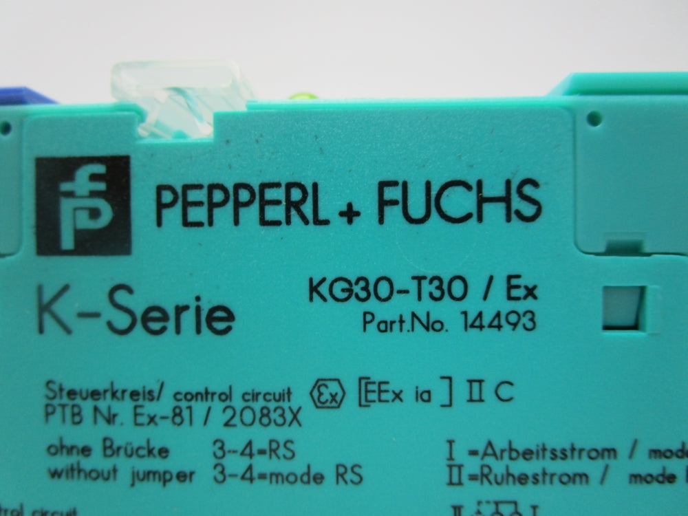 PEPPERL+FUCHS KG30-T30/EX 14493 NSMP