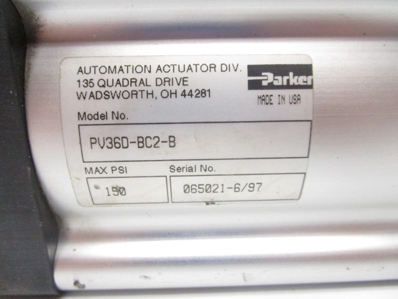 PARKER PV36D-BC2-B 150PSI NSNP