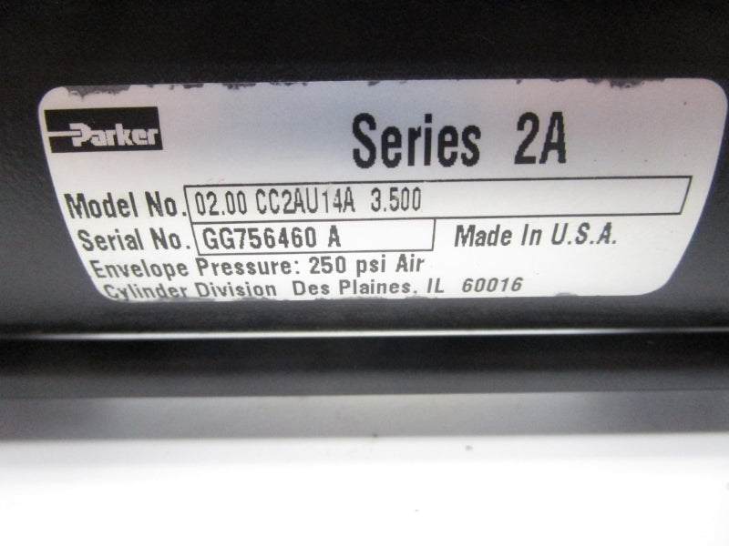 PARKER 02.00CC2AU14A3.500 250PSI NSNP