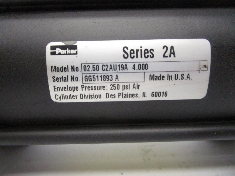 PARKER 02.50C2AU19A4.000 250PSI NSNP