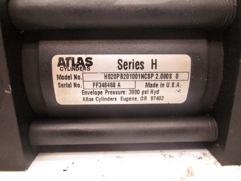 ATLAS H020PB201001NCSP2.000S 3000PSI NSNP