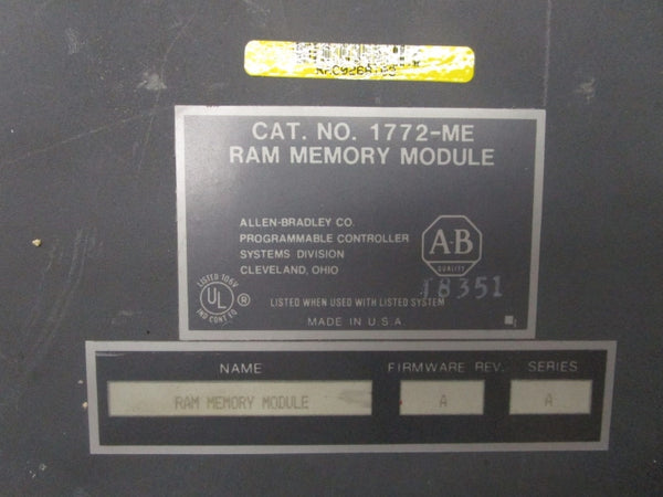 ALLEN BRADLEY 1772-ME SER. A F/W A UNMP