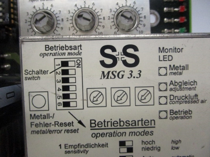 S+S MSG3.3 UNMP