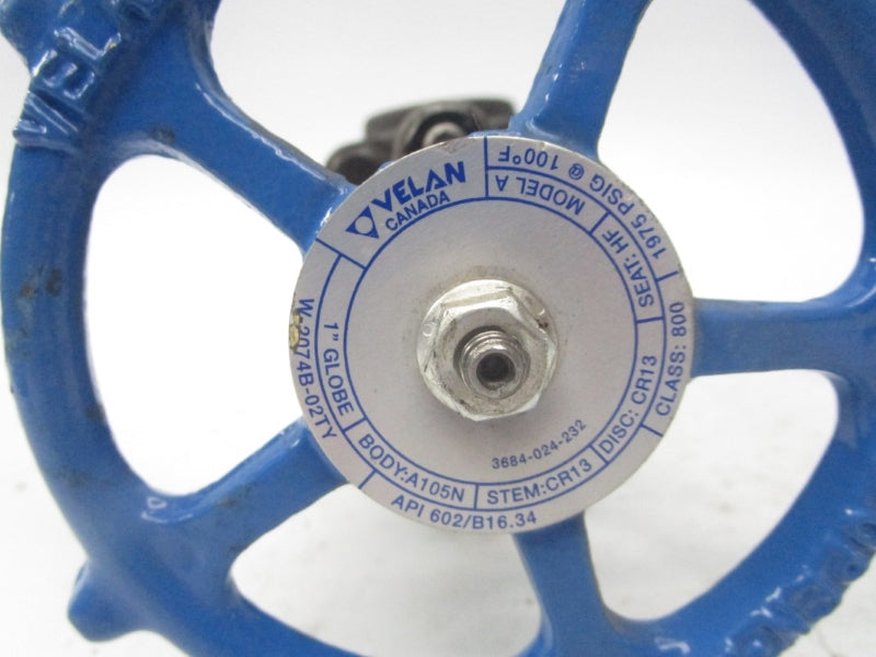 VELAN W-2074B-02TY 1" 1975PSI NSNP