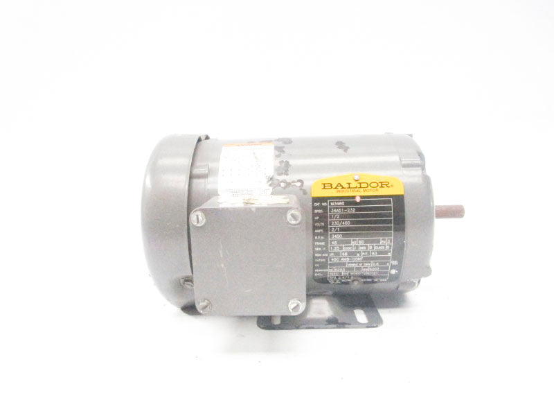 BALDOR M3460 230/460V 2/1A UNMP