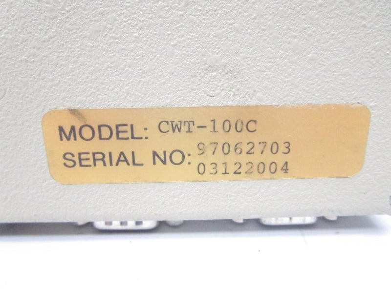 ELECTRIOD COMPANY CWT-100C NSNP