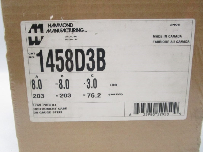 HAMMOND MANUFACTURING 1458D3B NSFS