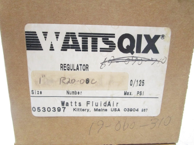 WATTS R20-00C 0/125PSI NSMP