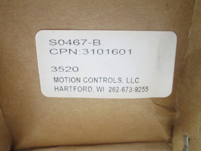 MOTION CONTROLS S0467-B 3101601 NSFS