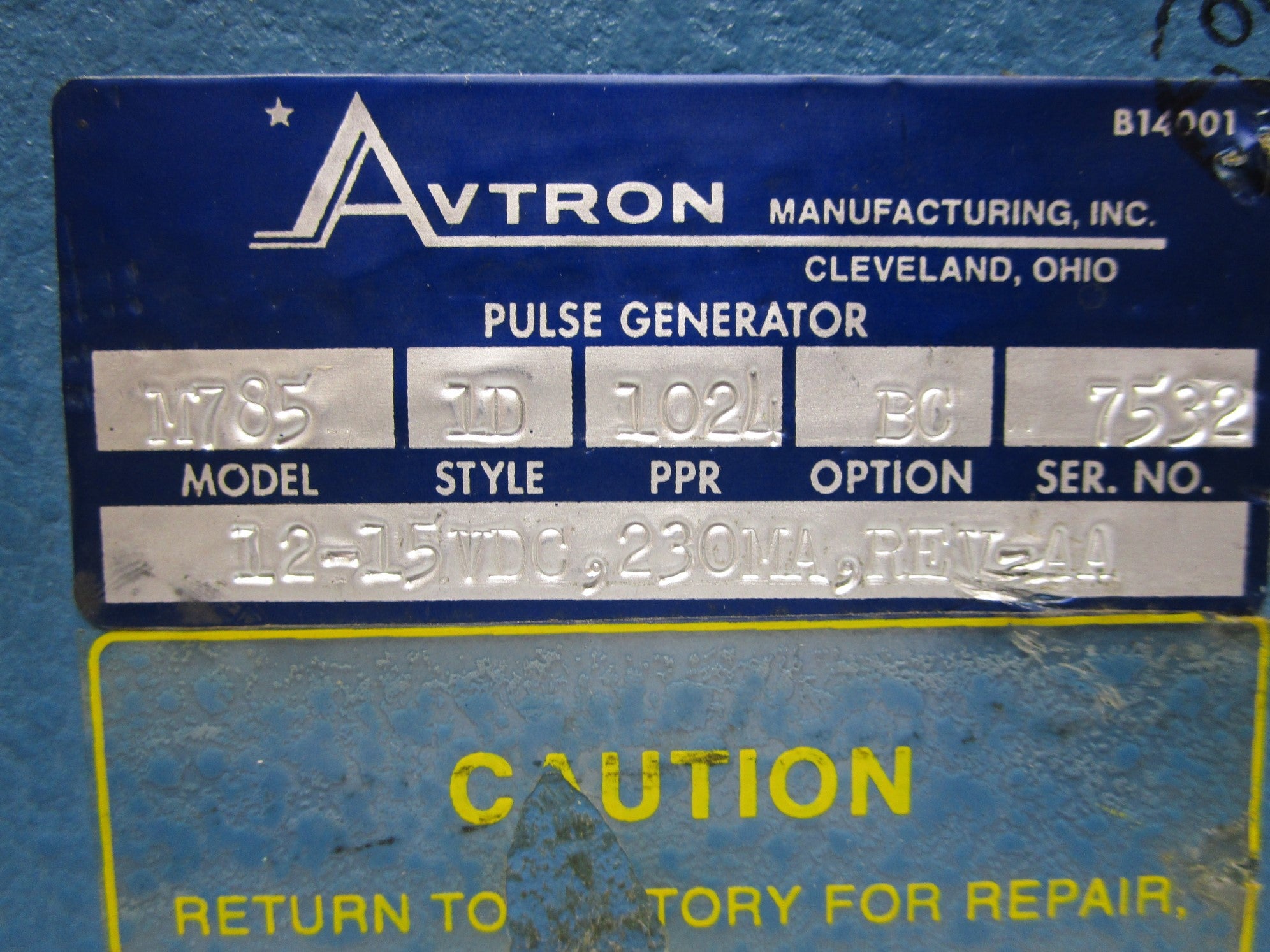 AVTRON M7851D1024BC UNMP