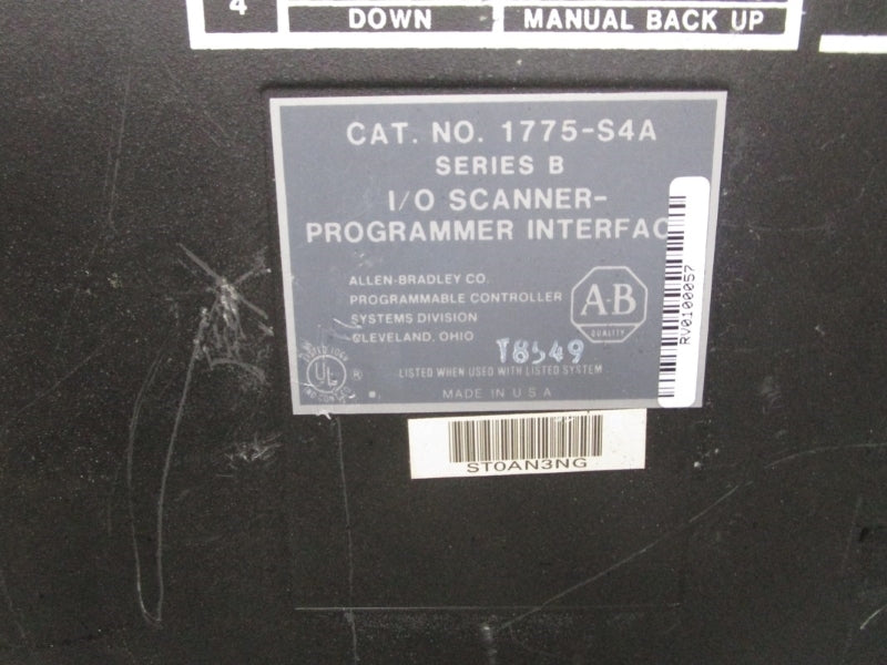 ALLEN BRADLEY 1775-S4A SER. B UNMP