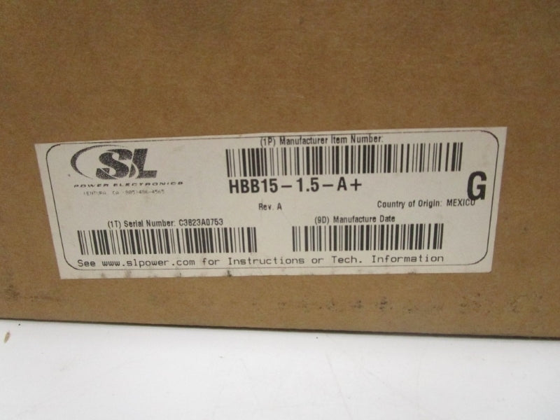 CONDOR HBB15-1.5A+ 240V 0.6A NSMP