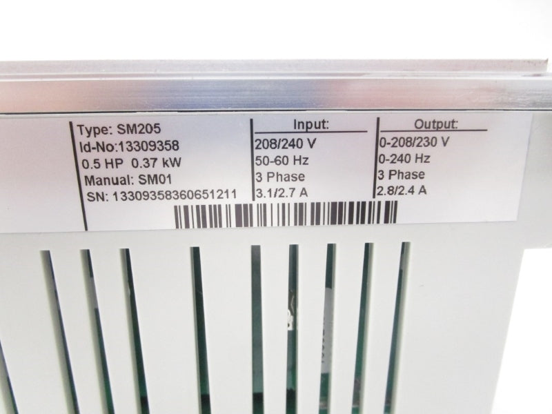 LENZE SM205 13309358 208/240V 3.1/2.7A NSMP