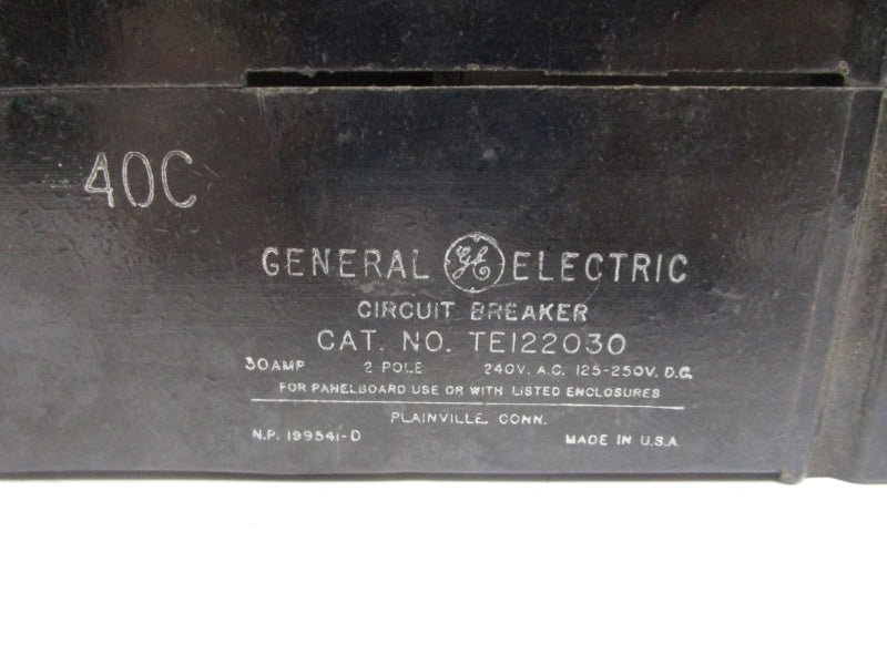 GENERAL ELECTRIC TE122030 240VAC 30A UNMP