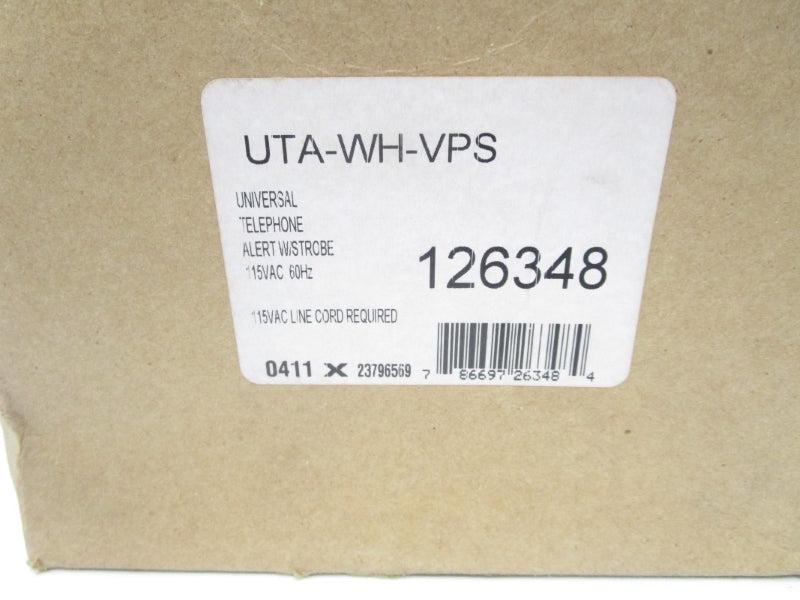 INDUSTRIAL MRO UTA-WH-VPS 115VAC NSMP