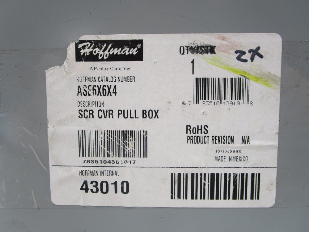 HOFFMAN ASE6X6X4 NSNP