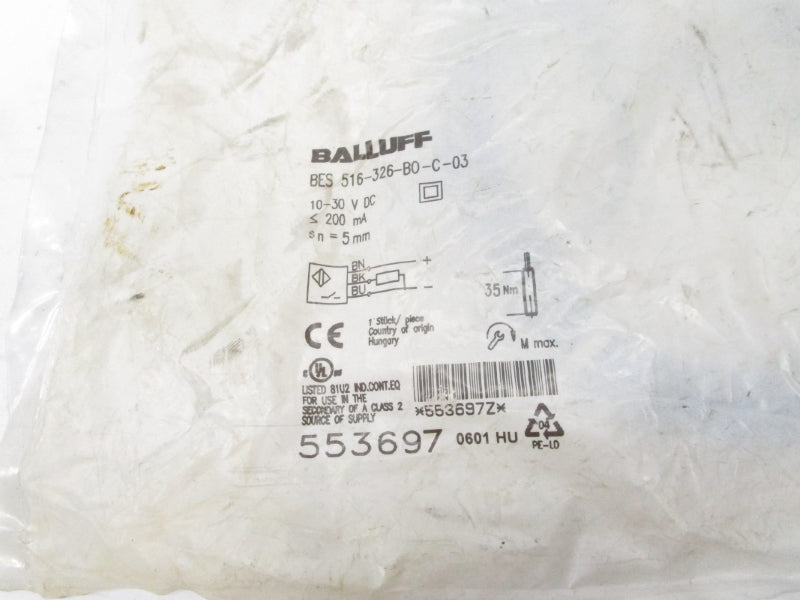 BALLUFF BES 516-326-BO-C-03 10-30VDC NSMP