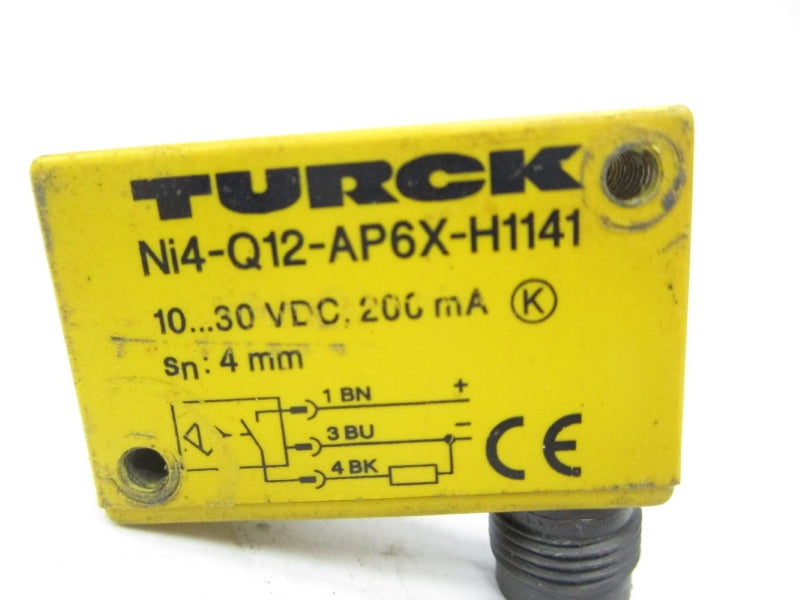 TURCK NI4-Q12-AP6X-H1141 10-30VDC UNMP