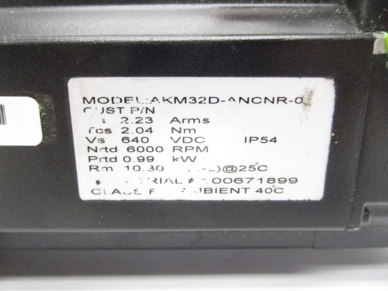 KOLLMORGEN AKM32D-ANCNR-0 640VDC UNMP