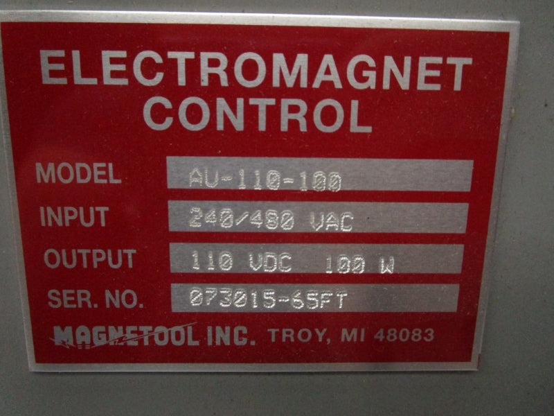 MAGNETOOL AU-110-100 240/480VAC NSNP