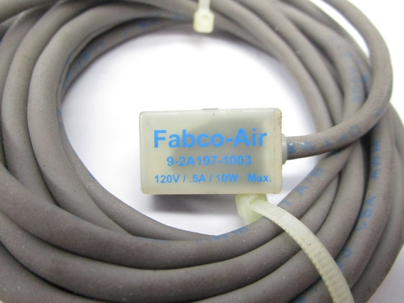 FABCO AIR 9-2A197-1003 120V 0.5A UNMP