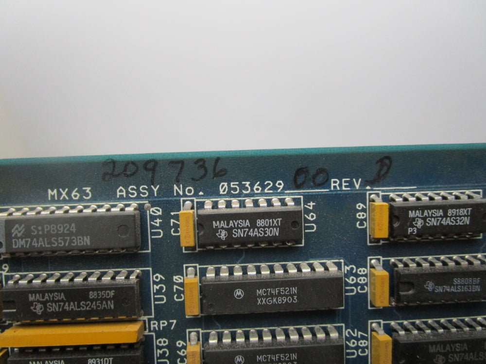 MEASUREX 05362900 REV. D UNMP