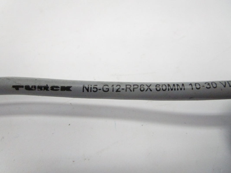 TURCK NI5-G12-RP6X60MM 10-30VDC UNMP