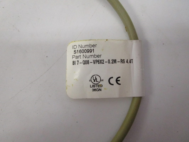 TURCK BI7-Q08-VP6X2-0.2M-RS4.4T S1600991 10-30VDC NSNP