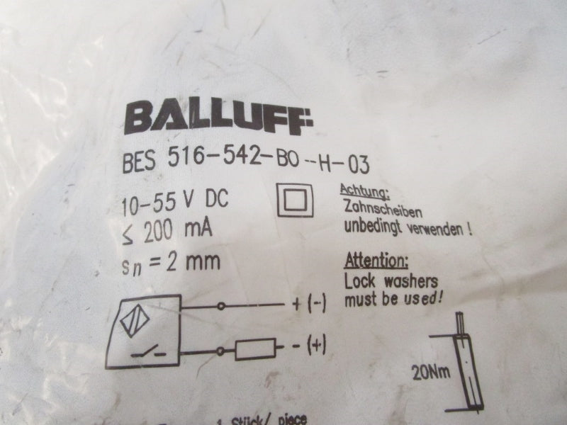 BALLUFF BES516-542-BO-H-03 10-55VDC NSMP