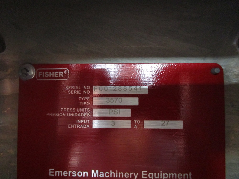 FISHER 3750 3-27PSI NSNP