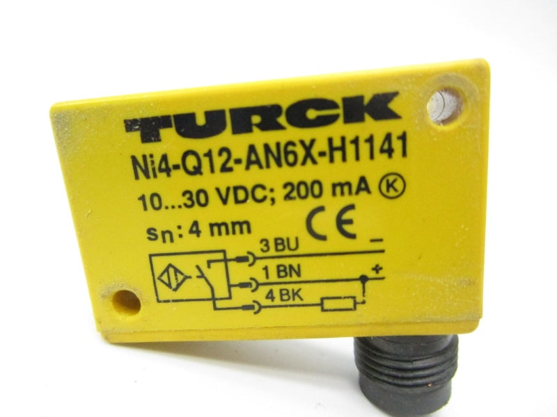 TURCK NI4-Q12-AN6X-H1141 10-30VDC (AS PICTURED) NSNP