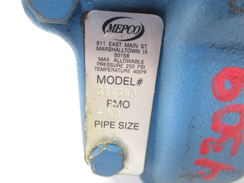 MEPCO 41-430 250PSI 400'F 1" UNMP