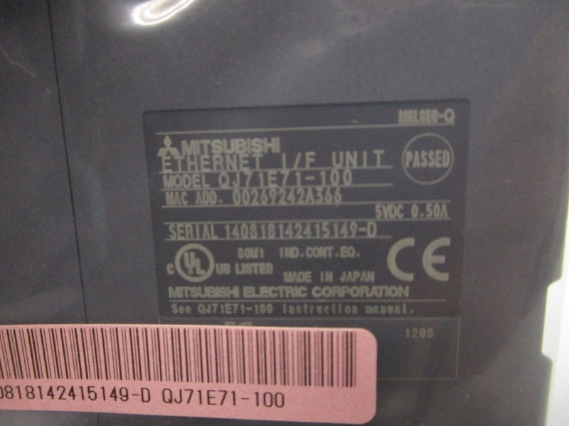 MITSUBISHI QJ71E71-100 5VDC 0.50A NSMP
