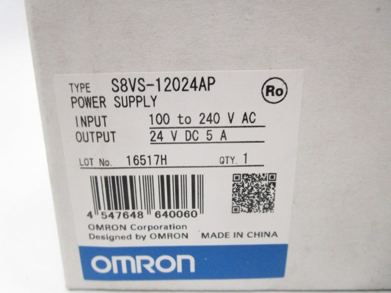 OMRON S8VS-12024AP 100-240VAC 1.9A NSMP