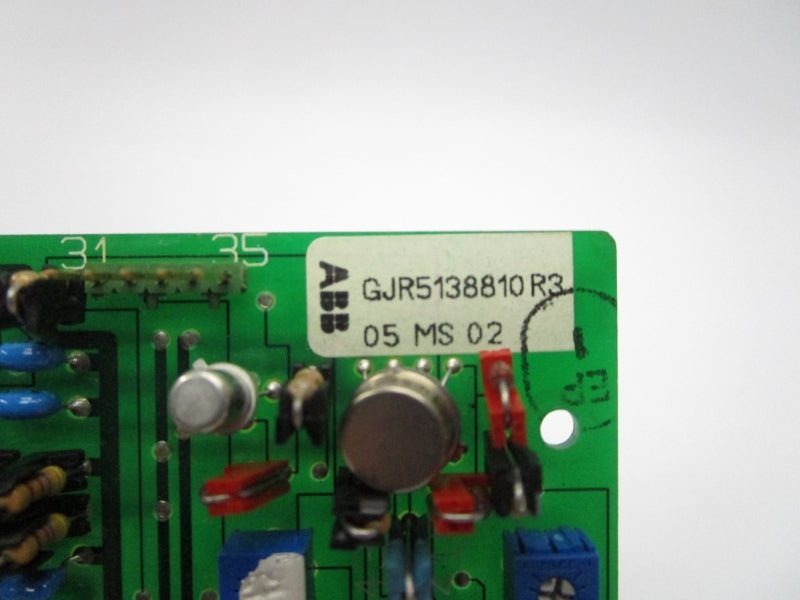 ABB GJR5138810R3 UNMP