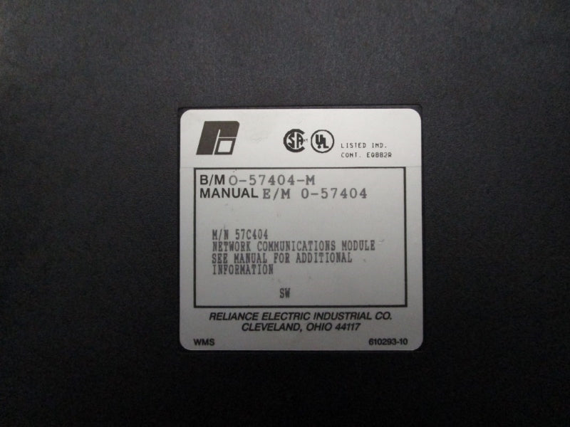 RELIANCE ELECTRIC 0-57404-M UNMP