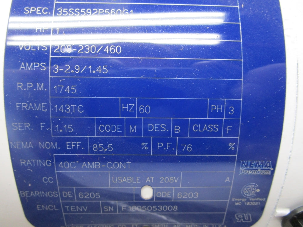 BALDOR CEWDM3546T NSMP