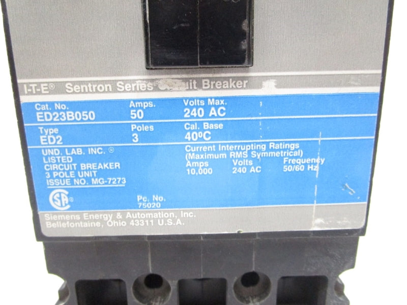 ITE ED23B050 240VAC 50A NSNP