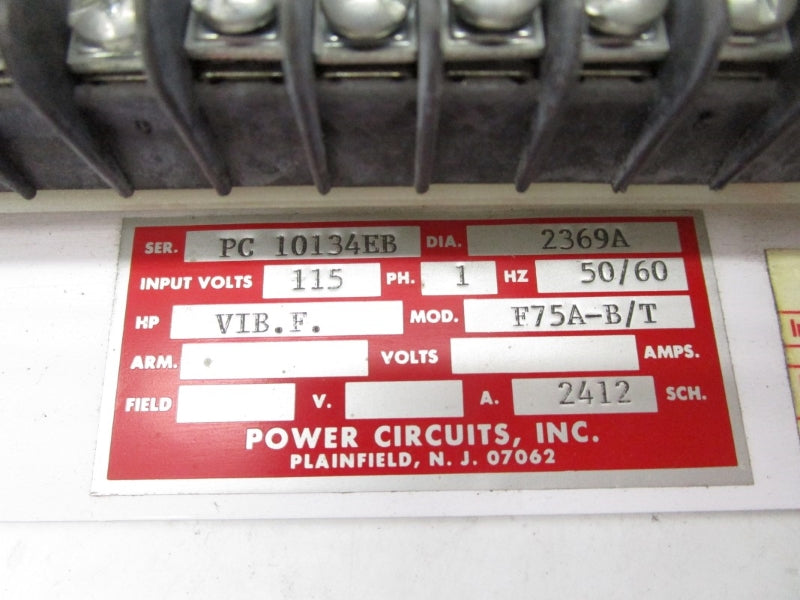 POWER CIRCUITS F75A-B/T UNMP