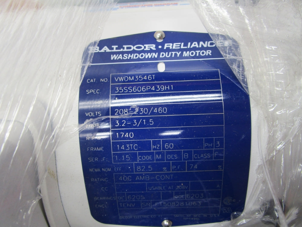 BALDOR VWDM3546T NSMP
