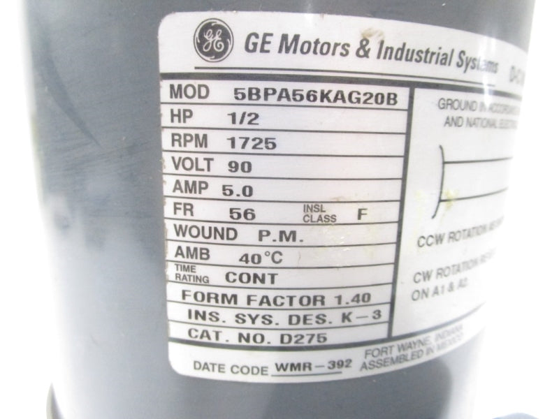 GENERAL ELECTRIC 5BPA56KAG20B 90V 5.0A NSMP