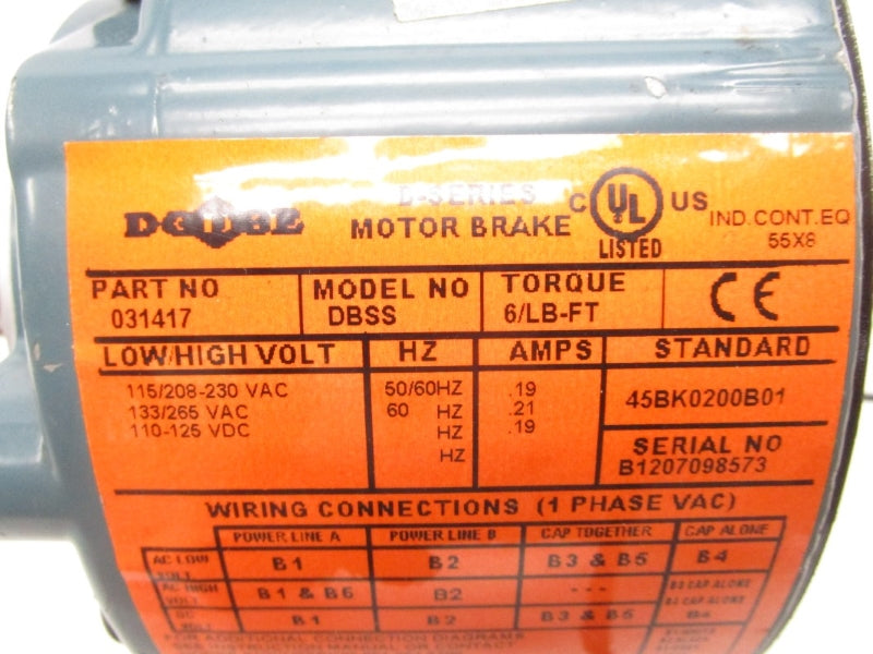 DODGE 031417 230VAC .19A UNMP