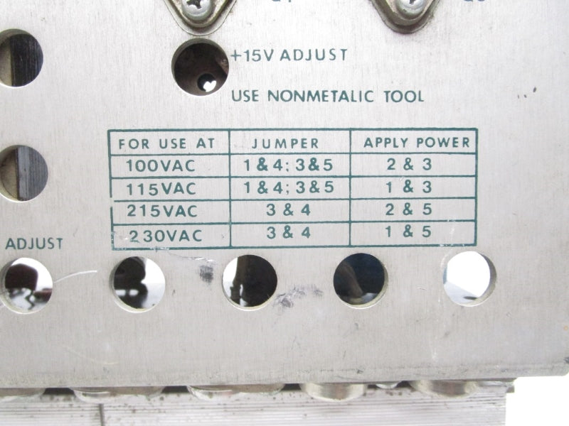 POWER-ONE CP158 230VAC 18A UNMP