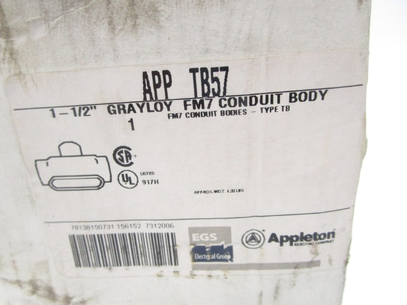 APPLETON APPTB57 1-1/2" NSMP