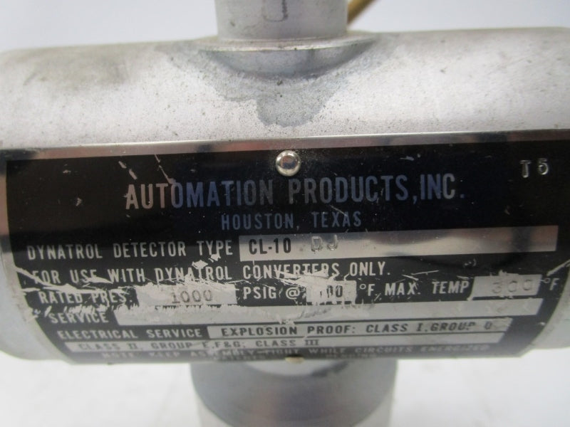 AUTOMATION PRODUCTS CL-10DJ 1000PSI 300'F UNMP