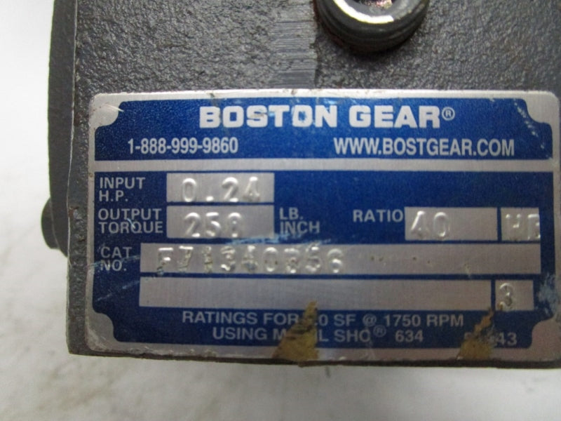 BOSTON GEAR F71340B56 UNMP