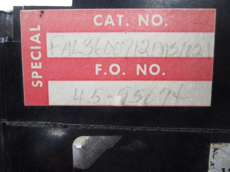 SQUARE D FAL3600712MS1021 600VAC 7A UNMP